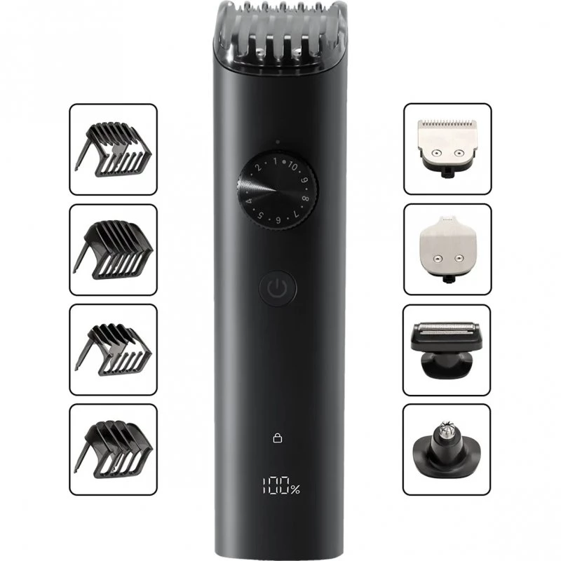 Xiaomi Grooming Kit Pro EU BHR6396EU – juhtmevaba ja juhtmega habemeajamiskomplekt 40 pikkuseastmega, sisaldab ninatrimmerit ja iseterituvaid terasid. Laetav liitiumioonaku, 90 min tööaega.