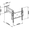 LCD kronstein AR-20B 32-55 tolli 45kg H/V