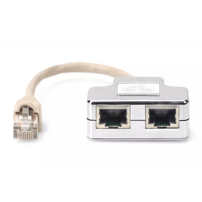 Plaastrikaabli adapter Digitus CAT 5e varjestatud 1:1