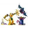 LEGO NINJAGO Arini lahingumehha märulifiguur ninjamänguasi 4+ aastastele poistele-tüdrukutele ja lastele, Dragons Rising komplekt koos Arini minifiguuri ja mini Kataga