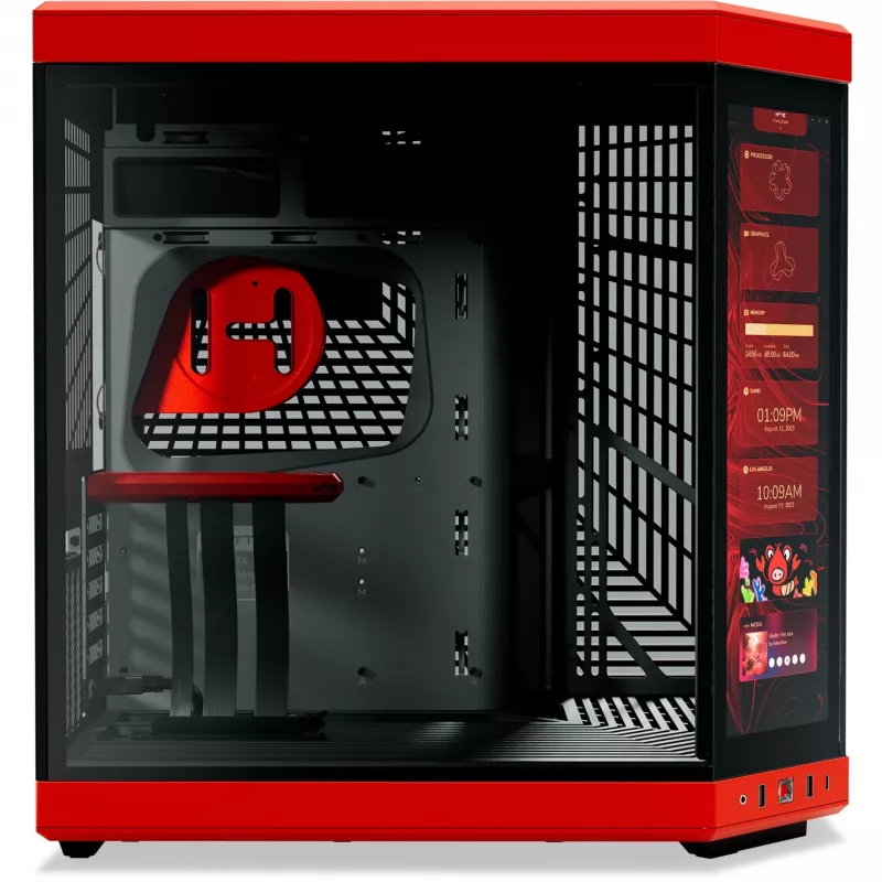 HYTE Y70 Touch Infinite Midi Tower Must, Cherry colour