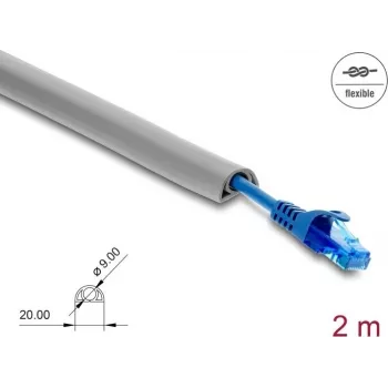 Kaablikaitse DELOCK 20765 PVC Hall 1 tk