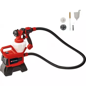 Power X-Change akuga värvi pihustussüsteem TE-SY 18/90 Li-Solo, 18 V, pihustuspüstol punane/must, ilma aku ja laadijata