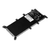 Sülearvuti aku roheline Cell ASUS A555 F555 K555 R556 X555 jaoks, LiPo 4000 mAh, 7,6 V, 4 elementi, must