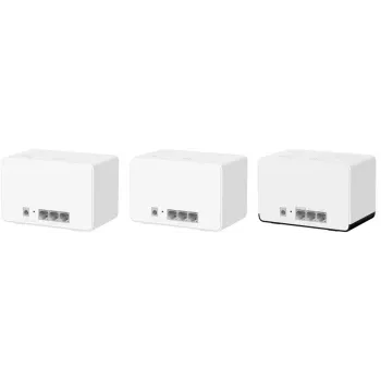 Ruuter MERCUSYS Halo H85X kaheribaline Wi‑Fi 6 (802.11ax), 2,4/5 GHz, kuni 2402 Mbps, 3 LAN-porti, valge (3-pakk)