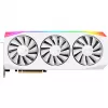 Graafikakaart XFX Radeon RX 9070 XT — 16 GB GDDR6, 256-bit, PCIe x16, 3 ventilaatorit, valge, 360 mm
