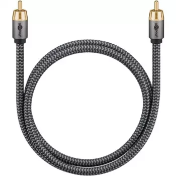Goobay 65296. Anschluss 1: RCA, Steckverbinder 1 Geschlecht: Männlich, Anschluss 2: RCA, Steckverbinder 2 Geschlecht: Männlich, Kabelmaterial: Kupfer,