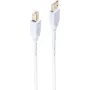 shiverpeaks ®-BASIC-S--USB-kaabel, A-tüüpi pistik B-tüüpi pistikusse, HIGH SPEED, kullatud kontaktid, USB 2.0, valge, 5,0 m (BS77025-W)