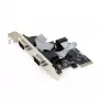 Sisemine jadaliidese adapter GEMBIRD SPC-22 PCIe RS-232 madalaprofiililine, WCH382, 16000 Kbit/s, 67×120×20 mm, must