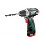 Püstolkäepidemega puurmasin Metabo PowerMaxx BS Basic 1400 RPM, must, roheline