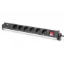 Digitus 6-suunaline kontori pikendusjuhe 3 USB pordiga 1,5 m kaabel