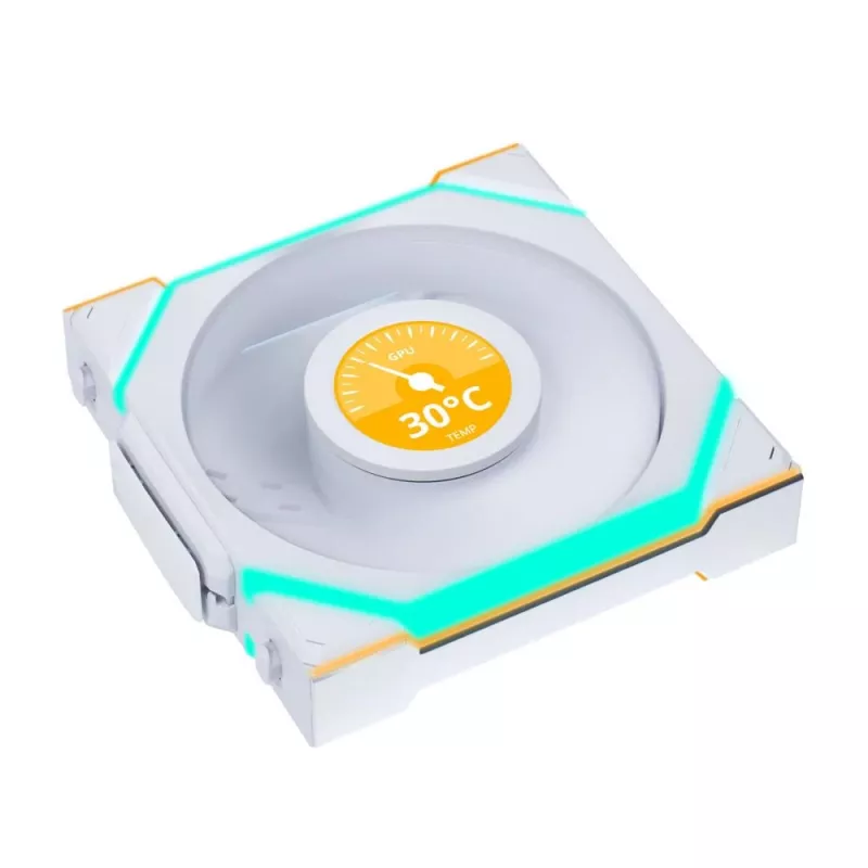 Lian Li UNI FAN SL Wireless LCD ARGB 120mm Valge 3-pakk
