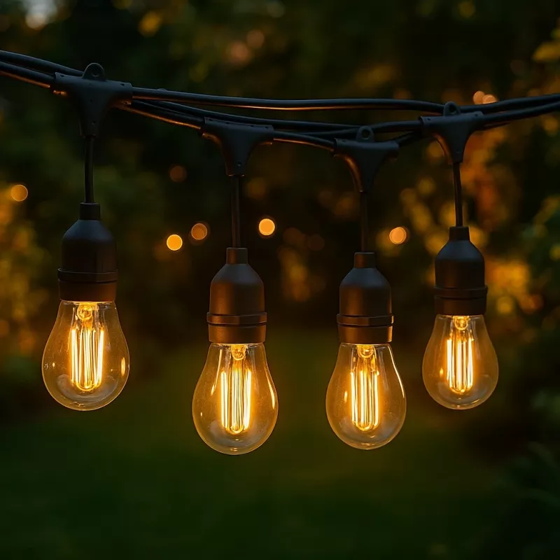 Välistingimustesse sobivad pirnvalgustid Lite bulb moments Extralink 10 m, 10 pirni, aiagurlant