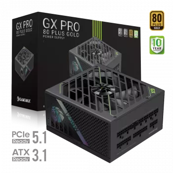 Gamemax toiteplokk, 80 PLUS, Gold | GX PRO 1250G | 1250 W | Täielikult modulaarne