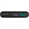 Kiirlaetav toitepank 10 000 mAh (must, USB-C PD, QC 3.0)