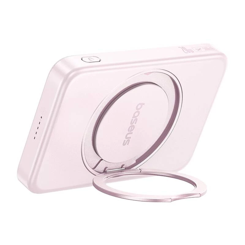Akupank Baseus PicoGo Qi2 5000mAh 20W Roosa