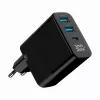 Gembird TA-UC-PDQC30LCD-BK-02 mobiilseadme laadija Universaalne Must AC Kiirlaadimine Siseruumides