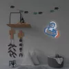Dekoratiivne neoonvalgusti MANTA SNL90MT Style Neon Lights — Astronaut raketil motiiv