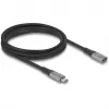 DeLOCK USB-kaabel USB4 Gen 2x2 2m USB C Must Hall 81202