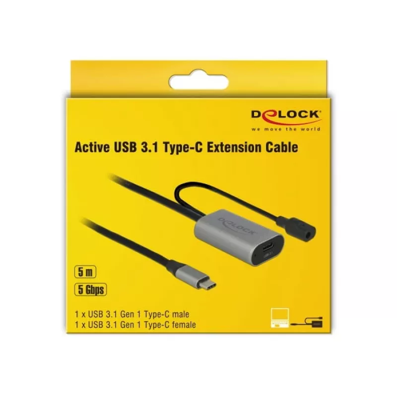 Delock USB-20225 toiteadapter hall