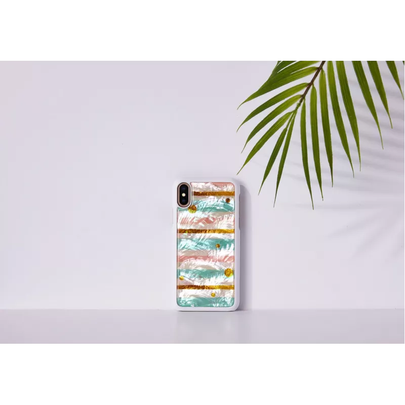 Nutitelefoni ümbris iKins iPhone XS / iPhone XS Max jaoks — pop mint Must