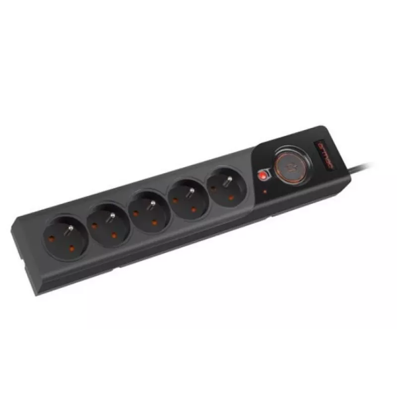 POWER STRIP ARMAC Z5 3M 5X 230V PL 10A kaabel ORGANIZER Must