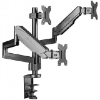 Monitor desk mount ONKRON G280-B for 33–81.3 cm (13 inch–32 inch) screens, clamp/grommet, up to 24 kg, VESA 75x75–100x100