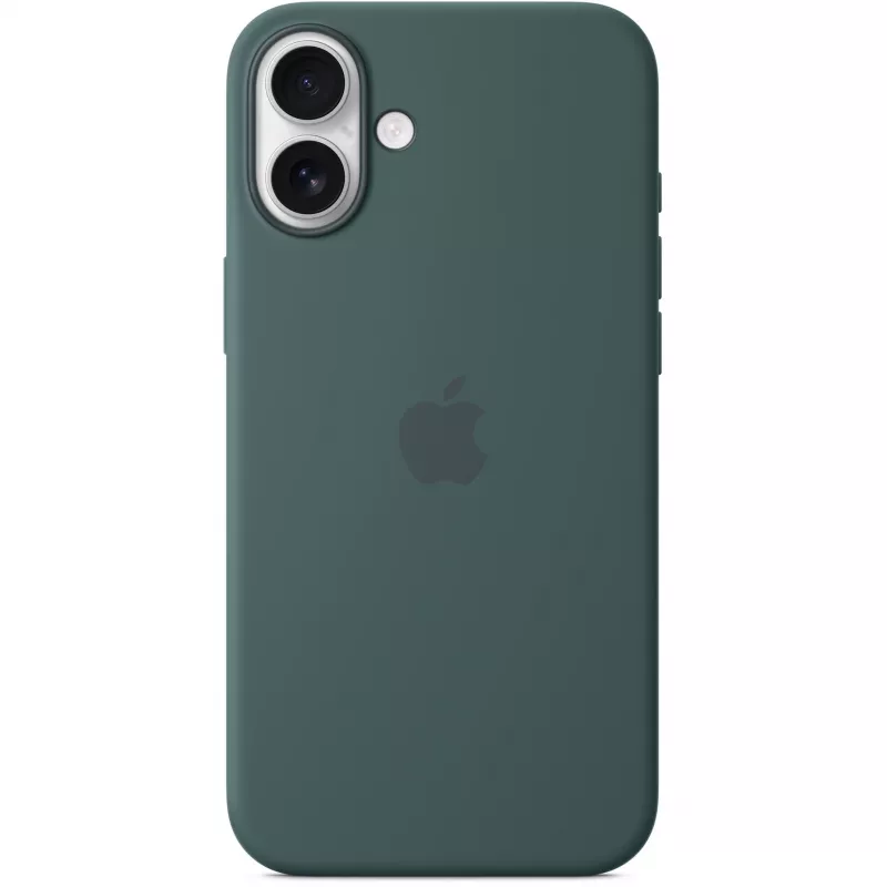 Apple iPhone 16 Plus silikoonkate MagSafe'iga - järve roheline