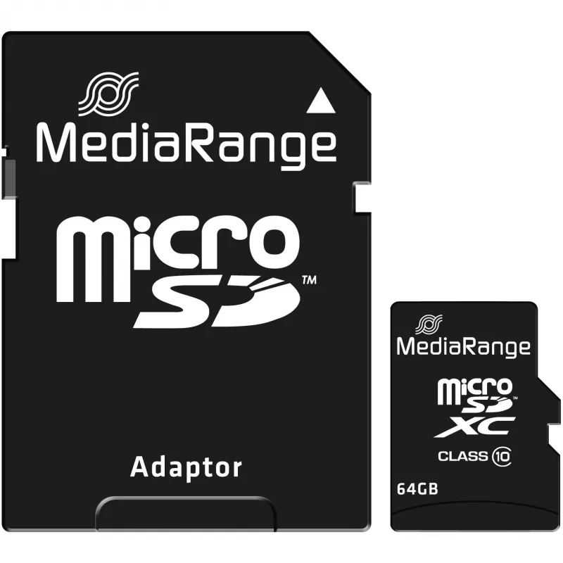 Mälukaart MediaRange 64GB MicroSDXC Class 10 MR955