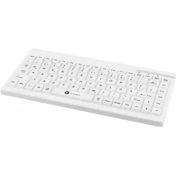 Juhtmega meditsiiniline klaviatuur GETT TKG-088-GCQ-IP68-Valge-USB 2.0, IP68-tihendatud disain, valge