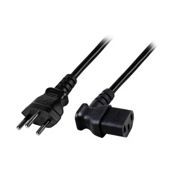 EFB-Elektronik toitejuhe Šveitsi tüüp 12 - C13 90°, must, 1,8 m, 3 x 0,75 mm² Tootja: EFB Elektronik (EK483.1,8V2)