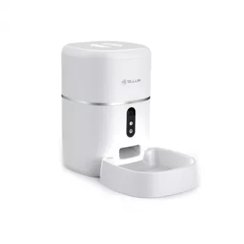 Automaatne lemmikloomasöötur Tellur TLL331461 UltraHD-kaameraga, 4 L, valge