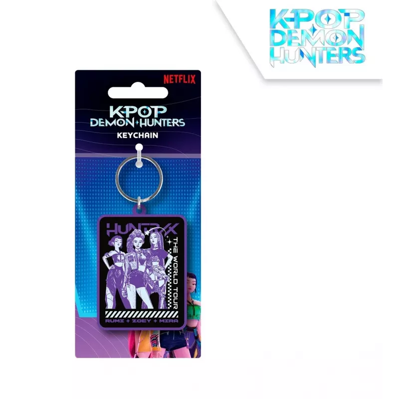 K-POP Demon Hunters Huntrix PVC võtmehoidja