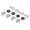 DIN-liistupaneel DeLOCK 67031 Must Metall 19 tolli 482,6 mm