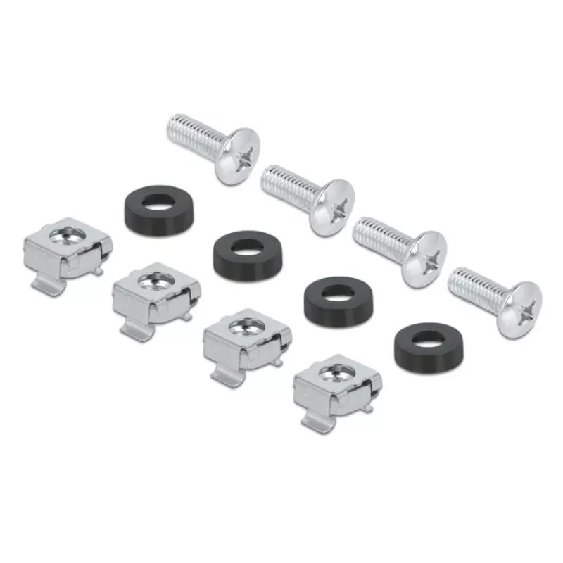 DIN-liistupaneel DeLOCK 67031 Must Metall 19 tolli 482,6 mm