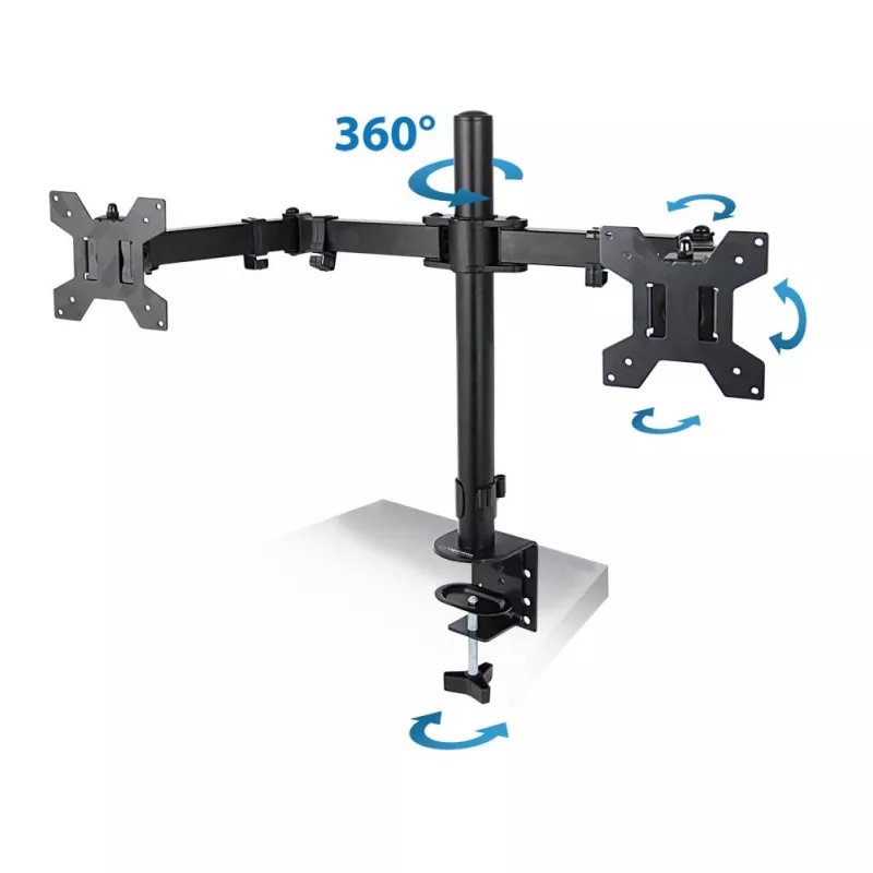 Esperanza ERW018 lauakinnitus kahe monitori jaoks 10-27'' kuni 8kg