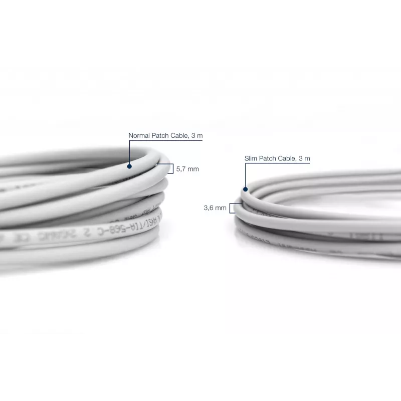 Võrgukaabel Digitus CAT 6A U/UTP õhuke ühendusjuhe RJ-45 Cat6a 2m Hall