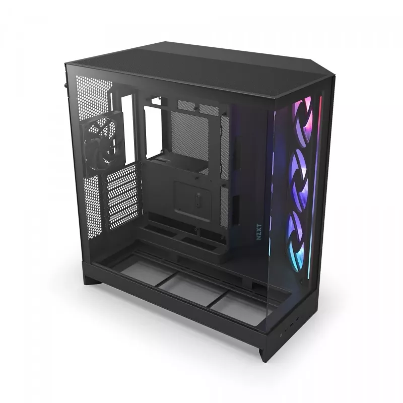 PC-korpus NZXT H9 Flow RGB Midi Tower Must