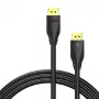 DisplayPort 1.4 kaabel Vention HCCBI, 3 m, 8K@60Hz / 4K@120Hz, 80 Gbit/s, kullatud kontaktidega, must