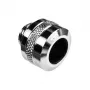 Liitmik Alphacool 17470 — messingist kroomitud PC veejahutusliitmik, kõrgus 20 mm, kaal 23 g