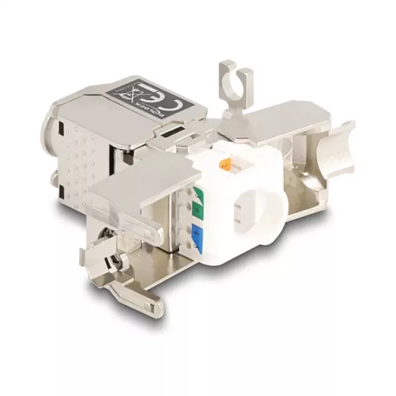 Võrgukaabli ühenduspistmik DeLOCK 88198 LSA-LSA Cat.6A STP 31,6 mm roostevaba teras