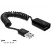 USB-kaabel DeLOCK 83163 0,6 m USB 2.0 A-A must