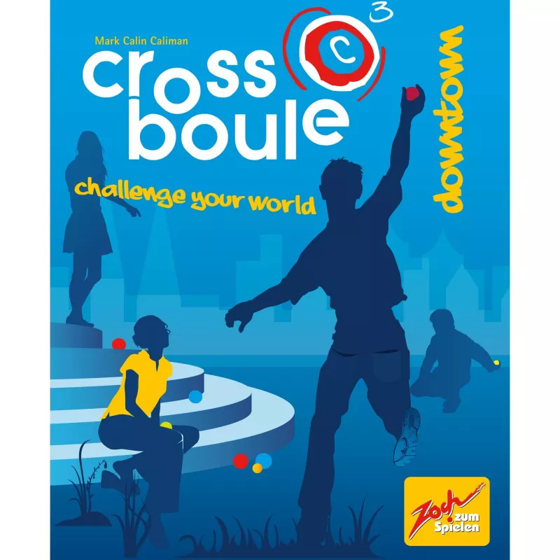 Crossboule Set Downtown, osavusmäng sinine/punane
