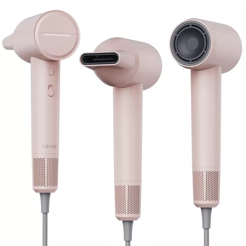 Föön Lovio LVHD001PK ionisatsiooni ja AirFlow-tehnoloogiaga