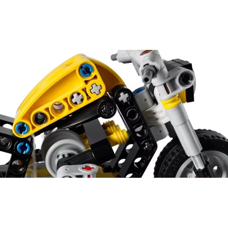 LEGO TECHNIC 42225 Kollane mootorratas