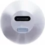 Ochno Alumiiniumist LED-pistikupesa USB C pistikupesa LED-nupuga laua integreerimiseks (18 mm auk)