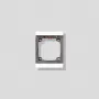 Siedle MR 611-1/1-0 W - raam - valge - Siedle - tsink - 99,5 mm - 27 mm (200015589-00)