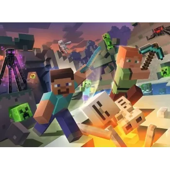 Pusle Ravensburger Minecraft 100 tk Videomäng