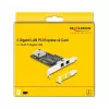 DeLOCK 81261 PCI Express x2 võrgukaart, 2 x RJ45 5 Gigabit LAN