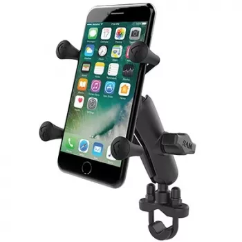 RAM Mounts X-Grip telefonihoidik juhtraua U-poldi alusega